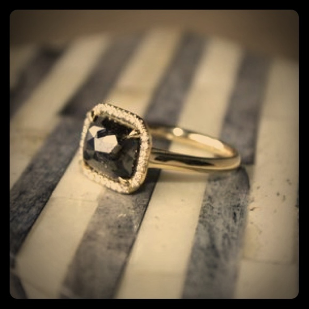 “Black Magic Woman” Black Diamond Ring